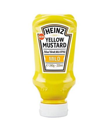 HEINZ Heinz Mustard Yellow New Style Deli York Sweet 240G (Pack of 6)