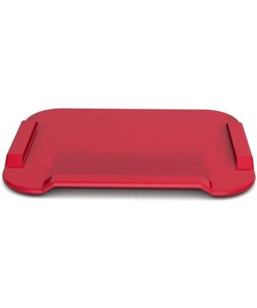 Ornamin Non-Slip Red Melamine Board 22 x 17 cm with Food Preparation Aid | Cutting Board for Eating Assistance (Model 900 + 960) - Buy Online on GoSupps.com