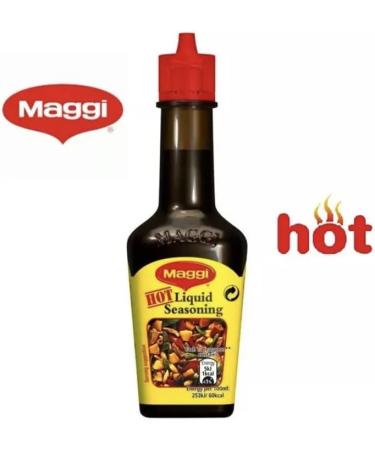 Maggi Liquid Seasoning Hot | Aromatic Liquid Flavouring | Food Flavour Enhancer | 100ml (Pack of 2) - Buy Online on GoSupps.com
