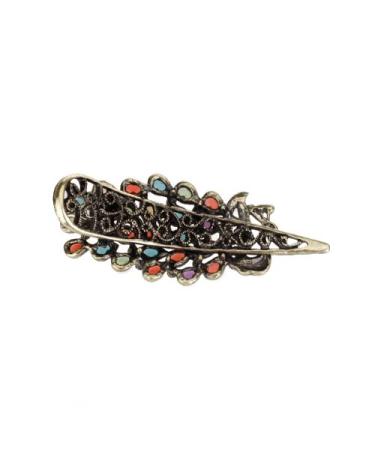 Buy Retro Rhinestone Peacock Phoenix Hair Clip | Trendy Hair Accessories for International Shipping - Buy Online on GoSupps.com