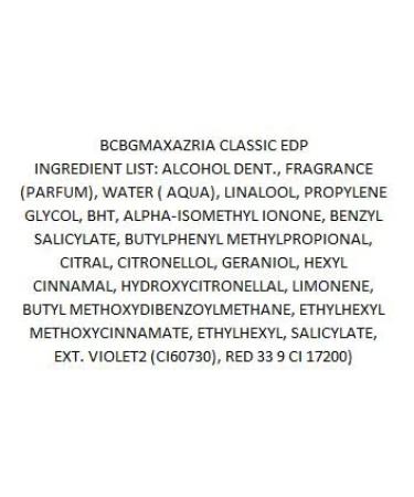BCBGMAXAZRIA Classic Eau de Parfum (EDP) Perfume Fragrance for Women - 3.4oz/100ml 3.4 Fl Oz (Pack of 1) - Buy Online on GoSupps.com