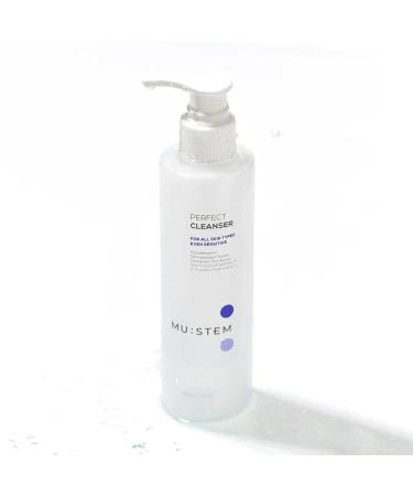 MU:STEM moisturizer/cleanser - Daily Use - All Skin Types with Aloe Vera Extract. Remove impurities and give fresh feeling 7.05 Oz