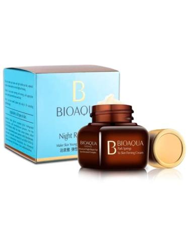 BIOA UA Night Repair Eye - Moisturizing eye cream with wrinkle-tightening effect - particularly gentle on the skin