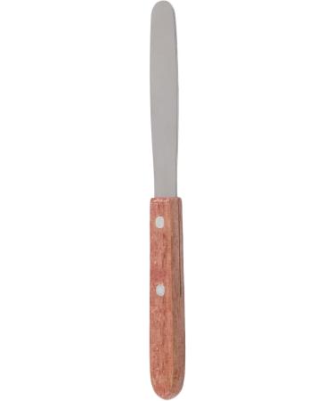 Premium Stainless Steel Gypsum Spatula with Wooden Handle Ideal Mixing Knife for Dental Materials & Accessories - Buy Online on GoSupps.com