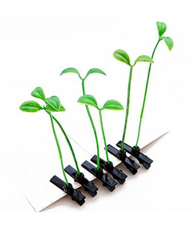9-Piece Grass Hair Clips & Soybeans Hairpins - Cute Green Leaf Accessories for Women Girls & Kids - Perfect Gift! - Buy Online on GoSupps.com