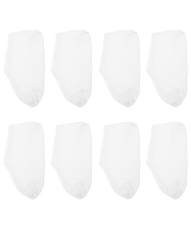 Lurrose 4pairs Moisturizing Socks Whitening Gel Aloe Socks Toe Socks Heel Repair Socks Heel Protectors Spa Gloves Moisturizing Gloves Foot Care Socks Dry Aldult Cotton Spandex Lotion