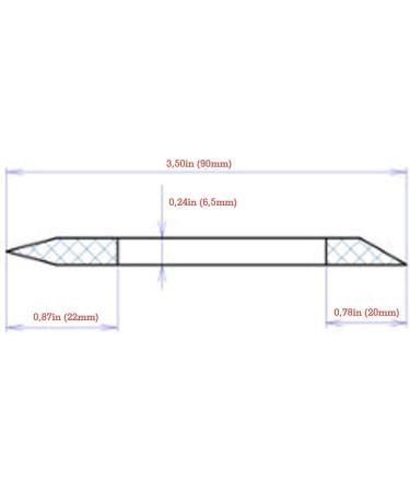 Glass Cuticle Pusher Nail File for Manicure and Pedicure (Purple) - Original Czech Product - Buy Online on GoSupps.com
