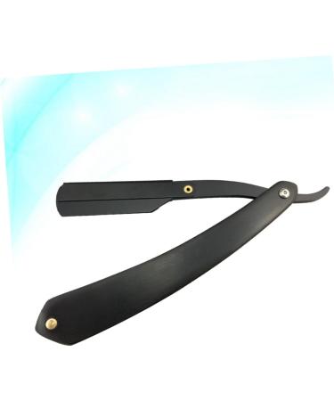 Fomiyes Men's Razor - Portable Wooden Handle Barber Razor | High-Quality Metal Manual Hair Removal Tool - Buy Online on GoSupps.com