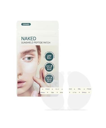 Naked Sunshield Transparent Sun Patch (0.013mm Regular) Ultra-Thin UV Blocking Value 3 Pack (30 Pairs) Economy Multi-Pack 2+ Hour Outdoor Use (Golf Ski Cycling Tennis) 3-Pack