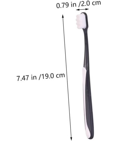 Frcolor Soft Toothbrush Set for Adults - 4 Portable & Flexible Toothbrushes for Home Use - Effective Tooth Cleaning - Buy Online on GoSupps.com