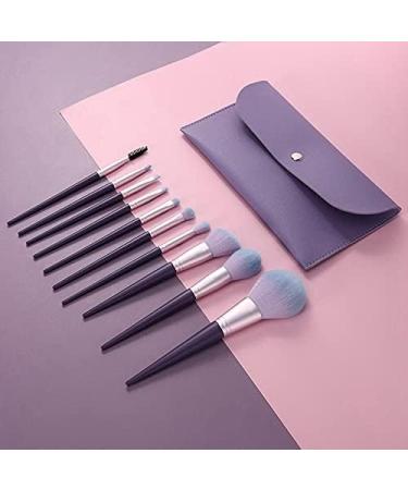 Panysilioer 10 Pieces Soft Natural Hair Makeup Brush Professional Foundation Powder Eyeshadow Make Up Brush Set - Buy Online on GoSupps.com
