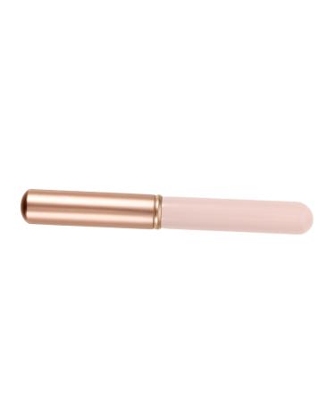 minkissy Lip Blending Brush Makeup Brush Lip Gloss Lipstick Applicator Wands Lip Brush for Lipstick Lip Makeup Lip Brush for Women Lip Wands Short Beauty Tools Pink Aluminum Tube