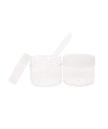 Greatforu 16-Piece Transparent Cosmetic Container Set - 20g Jars with Lids Mini Spatulas & Labels for Creams Lip Balm and Lotions - Ideal for Sampling & Travel - Buy Online on GoSupps.com