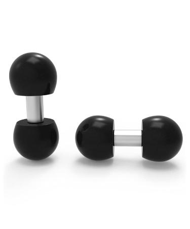Flare audio sleeep dual aluminum earplugs-comfortable hypoallergenic reusable durable universal fit-block noises such as snoring during sleep