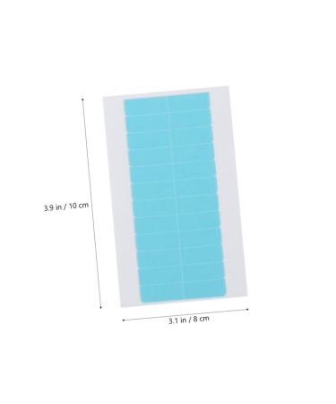 POPETPOP 6 Sheets supplies Tape for Hair Extension sticker waterproof stickers invisible lace wig wig Hair Extensions Replacement Tape double sided tape Reissue block Adhesive strip patch 2.5x1.5cm Assorted Color - Buy Online on GoSupps.com