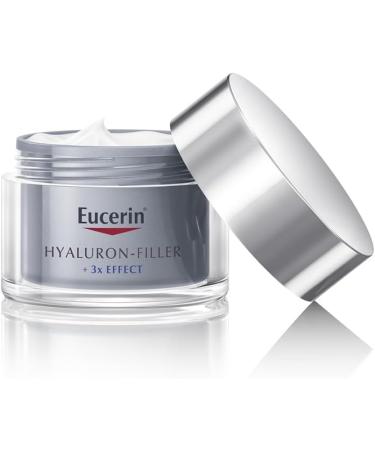 Eucerin Hyaluron-Filler Anti-Aging Night Cream + 3x Effect for all skin types (50 ml) - Buy Online on GoSupps.com