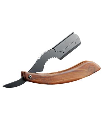 Healeeved 1 x rosewood shaving eyebrows bear holder manual shaving beard cutter old type razor razor holder clip on type razor beard cutting tools bartschneider