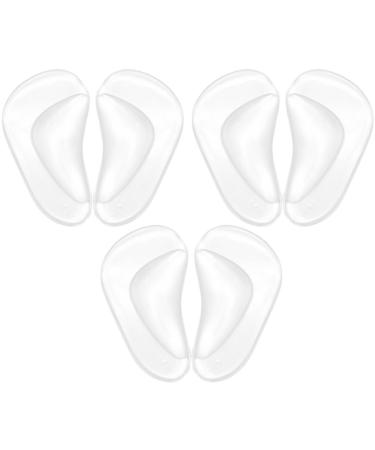 Lurrose 3 Pair High Heel Forefoot Pads Girl High Heel Insoles Self-Adhesive Arch Cushions Block Heels for Women Support Women s Heels Pu Non-Slip Mat Women's