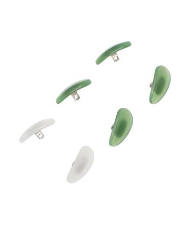 Combined 3 pairs glasses nose bridge clear glasses sunglasses glasses Clear transparent glasses Schnapps glasses imitated jade nose support glasses support imitating jade side sheet slipproof