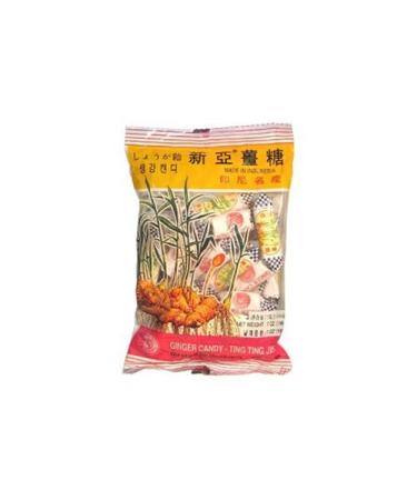 (Pack of 10) Ting Ting Jehe Chewy Ginger Candy Value Pack 4.04oz 4.04 Ounce (Pack of 10)