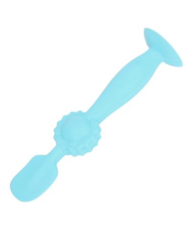 Baby Diaper Cream Spatula  Baby Butt Cream Spatula Soft Silicone Diaper Cream Brush Skin Friendly Suction Base Diaper Cream Spatula(Blue)