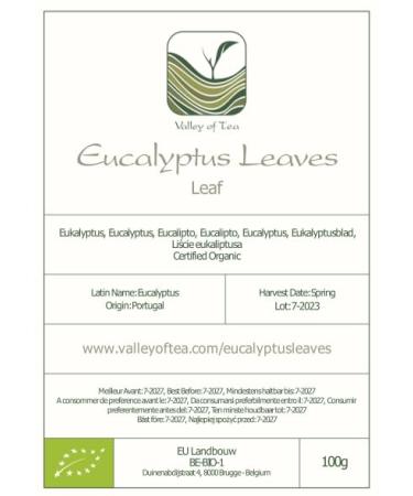 Organic Eucalyptus Losblatt Tea - Biodegradable Eucalyptus Herb Tea 100g | International Shipping - Buy Online on GoSupps.com