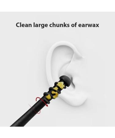 Stainless Steel Ear Wax Pickers | Spiral Ear Curette Tool | XIDAJIE Earpick Wax Remover Spoon | Black - Buy Online on GoSupps.com