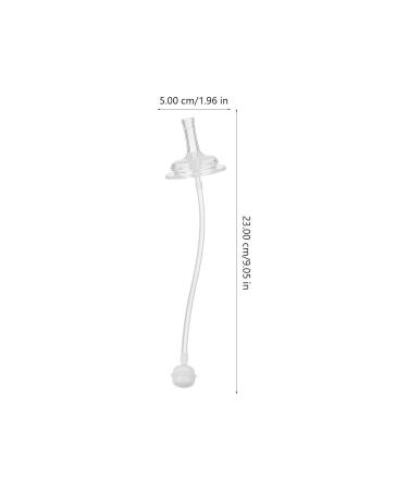 UPKOCH 4pcs Transparent Silicone Bottle Straws | Replacement Drinking Teats & Feeding Accessories for Babies | Durable & Safe Silicone Straw Set - Buy Online on GoSupps.com