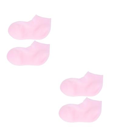 minkissy 2 Pairs Protective Socks Night Socks for Cracked Heels Womens Socks Sock for Feet Heel Protector Socks Foot Moisturising Socks Moisturizing Dry Feet Socks Spa Miss Repair Sebs