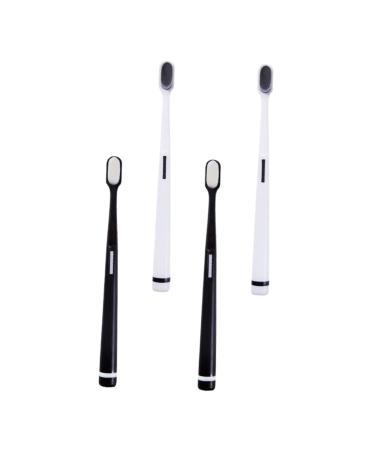 Bcoath 4 pieces wangan hair toothbrush tooth cleaning tool mouthwear toothbrush postpartum mouth cleaning toothbrush gums deep cleaning toothbrush