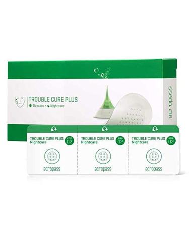 [Acropass] Trouble Cure Plus (9 acne patches, 9 cleansing pads and 15 daycare patches) Instant Acne Pimple Patch with Dissolving Hyaluronic Acid Micro Structure