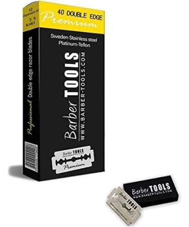 Premium Razor Set with 40 Blades Shaving Gel After Shave Balm & Accessories - Perfect Barber Tools for a Smooth Shave - Buy Online on GoSupps.com