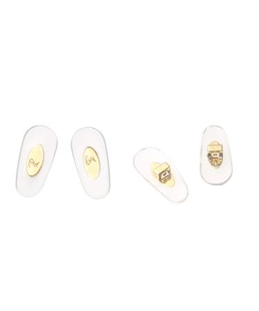Oak&ban Replacement Plug-in Nose Pads for Ray-Ban RB6335 Eyeglass Repair Kits Bonus Cleaning Cloth (Gold) - Buy Online on GoSupps.com