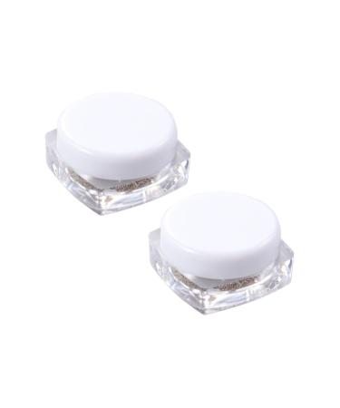 FOMIYES 2pcs Shimmer Eyeshadow Glitter Eyeshadow Loose Pigment Eyeshadow Eye Shadow Set Make up