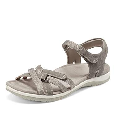 Earth Origins Womens Sofia Sandals for Casual, Walking and Everyday Granite 9