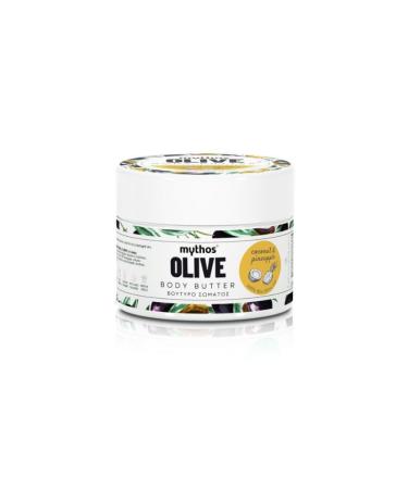 Mythos Organic Olive Oil Concentrated Body Cream Butter Coconut & Pineapple Extract 200 ml