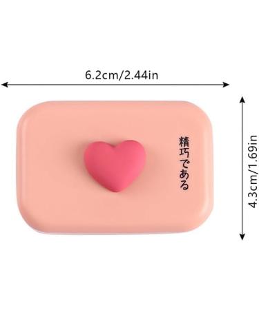 ikappy Rose Red Contact Lens Box & Case - Stylish Storage for Your Contacts | Shop Internationally - Buy Online on GoSupps.com
