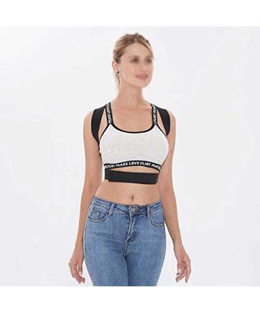 Adjustable Clavicle Support Brace for Men Women Back Posture Corrector for Bad Posture Improve Shoulder Alignment Upper Back Sup (Color : Black Size : Small-S) Handmade Full moon lofty ambition - Buy Online on GoSupps.com