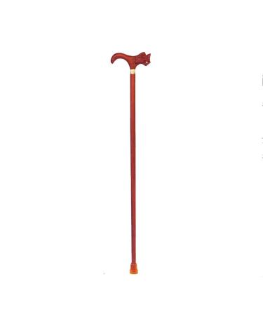 Cane Elderly Crutches Solid Wood Walking Stick Faucet Crested Head Handle 92 cm Long Available as Needed Truncated by Yourself Interesting