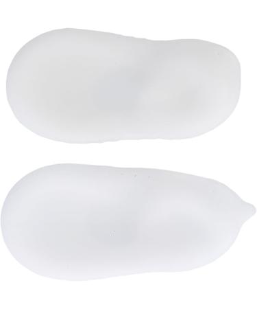 Silicone Socks Moisturizing Pain Relief Foot Protector Shock Absorption Anti Cracking Socks Soft Particles Moisturizing Foot Care Tool Silicone Prevention Socks (M) White M - Buy Online on GoSupps.com