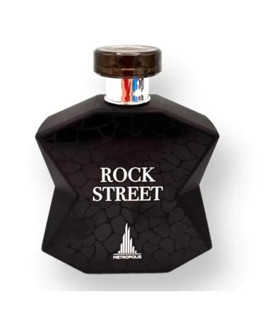 Metropolis Rock Street Eau De Parfum for Men 100Ml 3.4Oz - Original Fragrance From Dubai - With Notes of Bergamot Crisp Apple Coriander - Buy Online on GoSupps.com