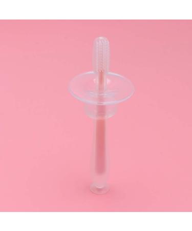 Buy Tahnbrush - Soft Silicone Toddler & Baby Toothbrush Set (8 Piece) | Tooth Training for Newborns - Pink - Buy Online on GoSupps.com