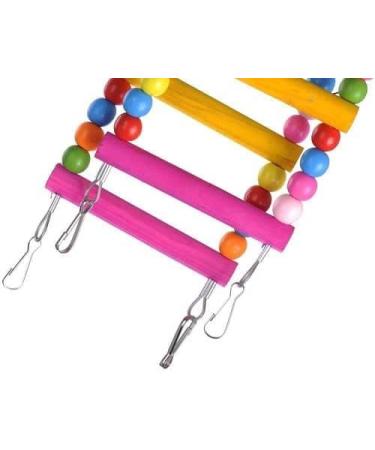 Buy Cablepelado Bird Ladder - Colorful Wooden Swing for Parrots Budgies & Cockatiels | Best Bird Toys Online - Buy Online on GoSupps.com