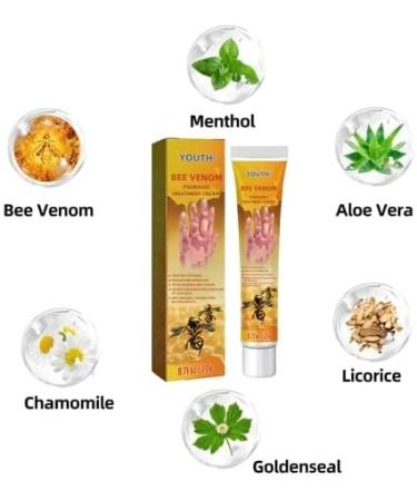 HEKEWER Bee Venom Psoriasis Treatment Cream Set - Soothing Relief for All Skin Types - Buy Online on GoSupps.com