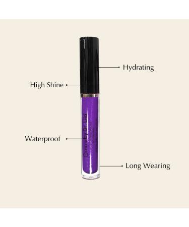 EPILYNX by Dr. Liia Vegan Moisturizing Long Lasting Lip Gloss - Purple Sky - Buy Online on GoSupps.com
