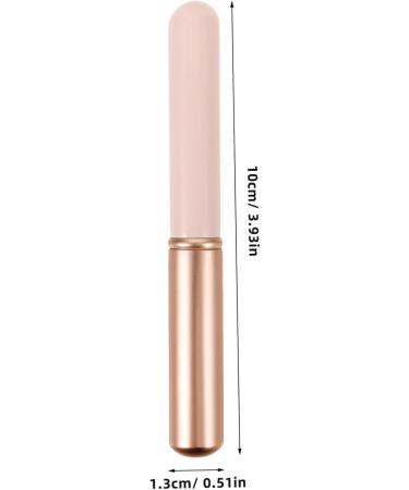 minkissy Lip Blending Brush Makeup Brush Lip Gloss Lipstick Applicator Wands Lip Brush for Lipstick Lip Makeup Lip Brush for Women Lip Wands Short Beauty Tools Pink Aluminum Tube - Buy Online on GoSupps.com
