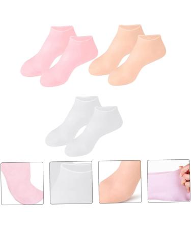 PLAFOPE 3pairs Moisturizing Socks High Heel Socks Socks Moisturizing Foot Covers Foot Features Socks for Women Foot Care Socks High Heels Moisturizing Foot Socks Sebs 21x9cm - Buy Online on GoSupps.com