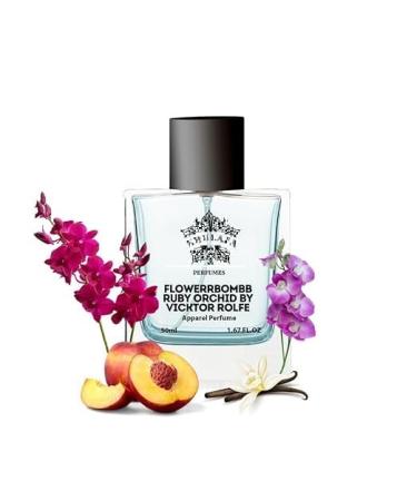 EMS Flowerrbombb Ruby Orchid by Vicktor Rolfe Perfume For Women | Woody Aromatic Fragrances | Long Lasting Women Perfume | Fragrance Sutaible for Any Occasion | Gift For Her 50ml 1.7fz ol