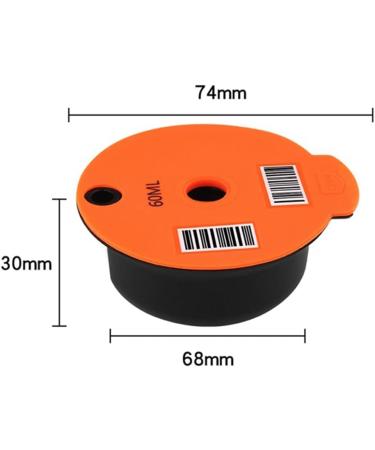 Hduacuge 180ML Eco-Friendly Refillable Coffee Capsules for Reusable Coffee Filter Pod Machine - Buy Online on GoSupps.com