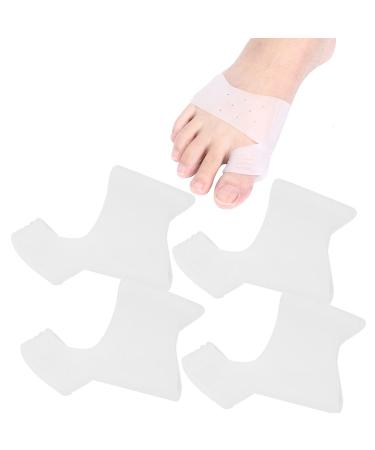 Hallux Valgus Corrector - 2 Pairs Elastic Breathable Toe Separator Cushion - Bunion Hallux Valgus Correction Tool (White) - Buy Online on GoSupps.com